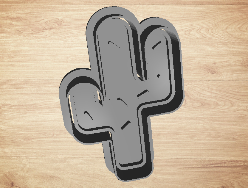 Cookie Cutter Cactus Cutter And Stamp By Feuerdracheneinhorn