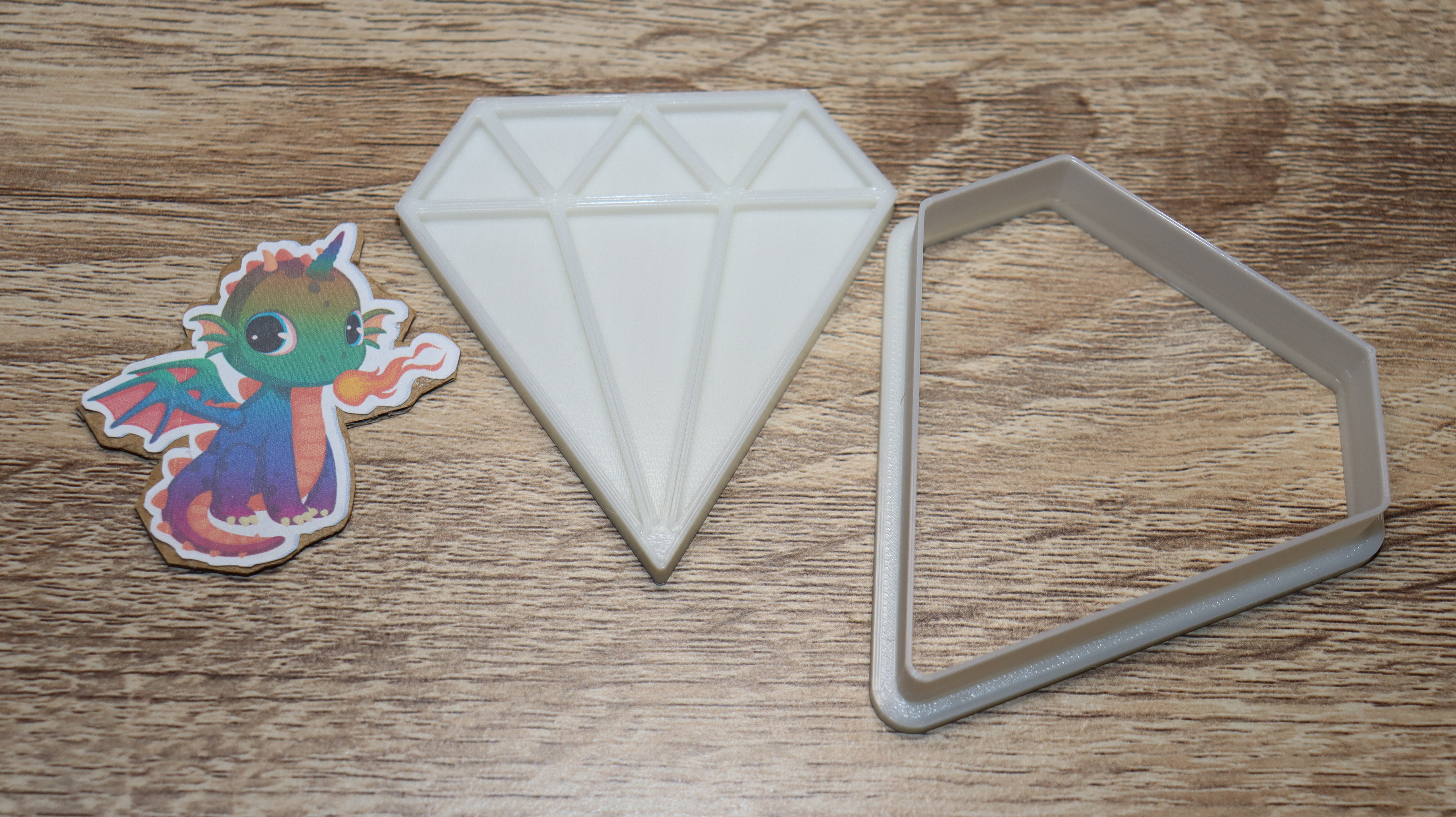 Miniatura 2 do modelo 3D cookie cutter diamond