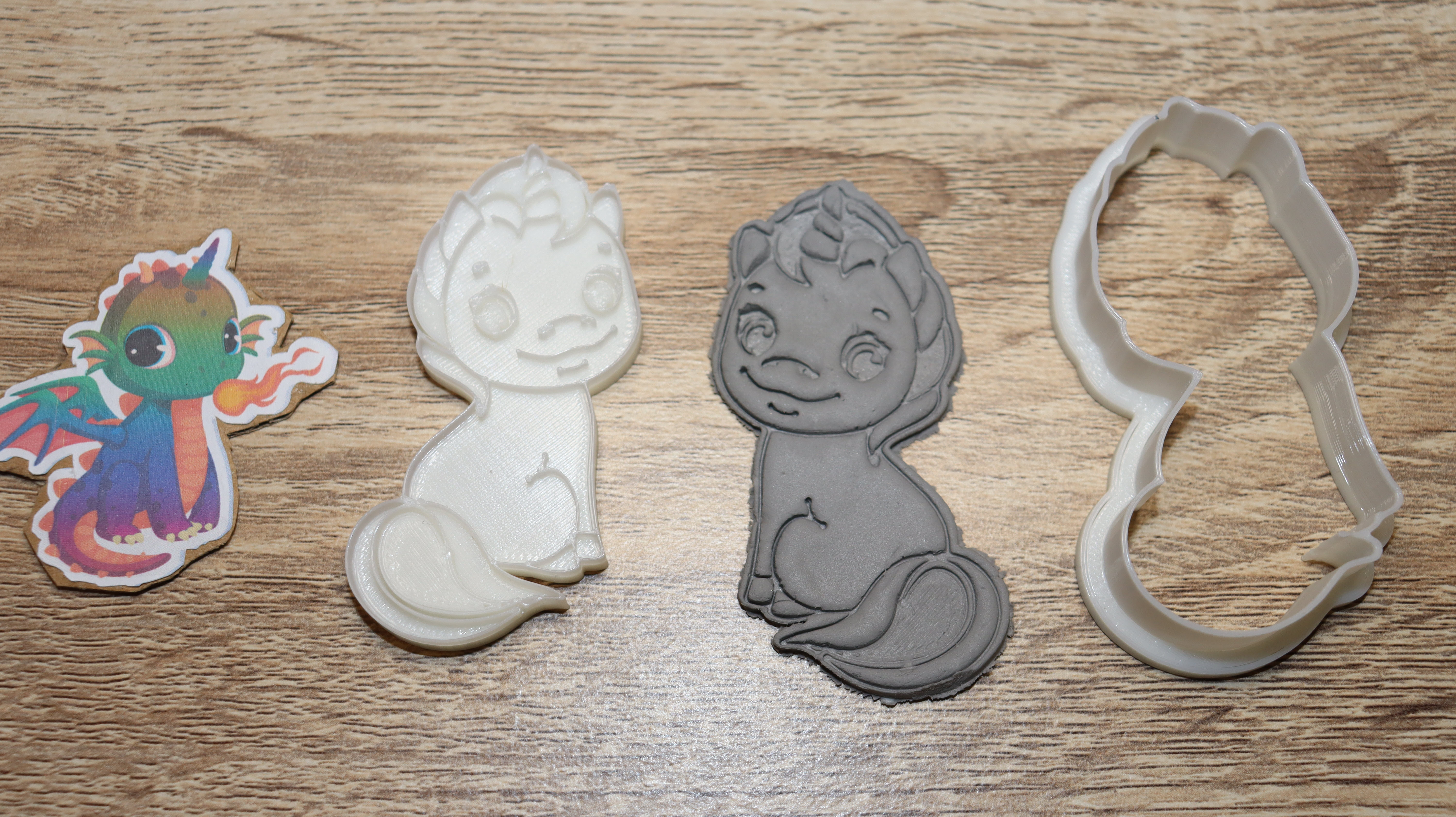 cookie cutter unicorn sitting