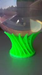Blades Crystal Ball Stand