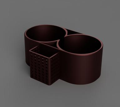 Remote/Dual Cup Holder