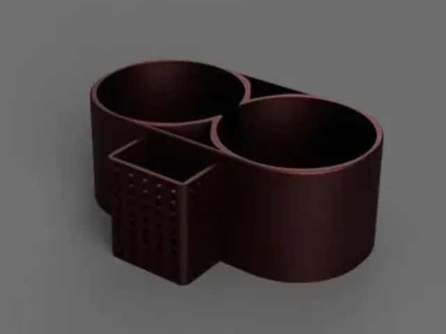 Remote/Dual Cup Holder