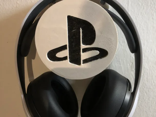 PS5 Pulse Headset holder (or just for any headset) with secret store