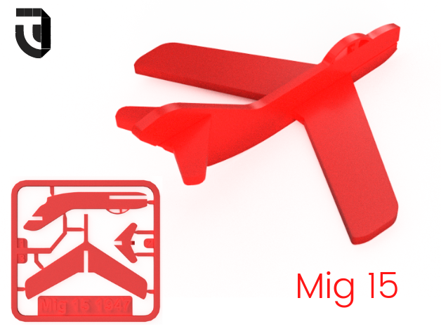 Mig 15 kit card - Famous Planes