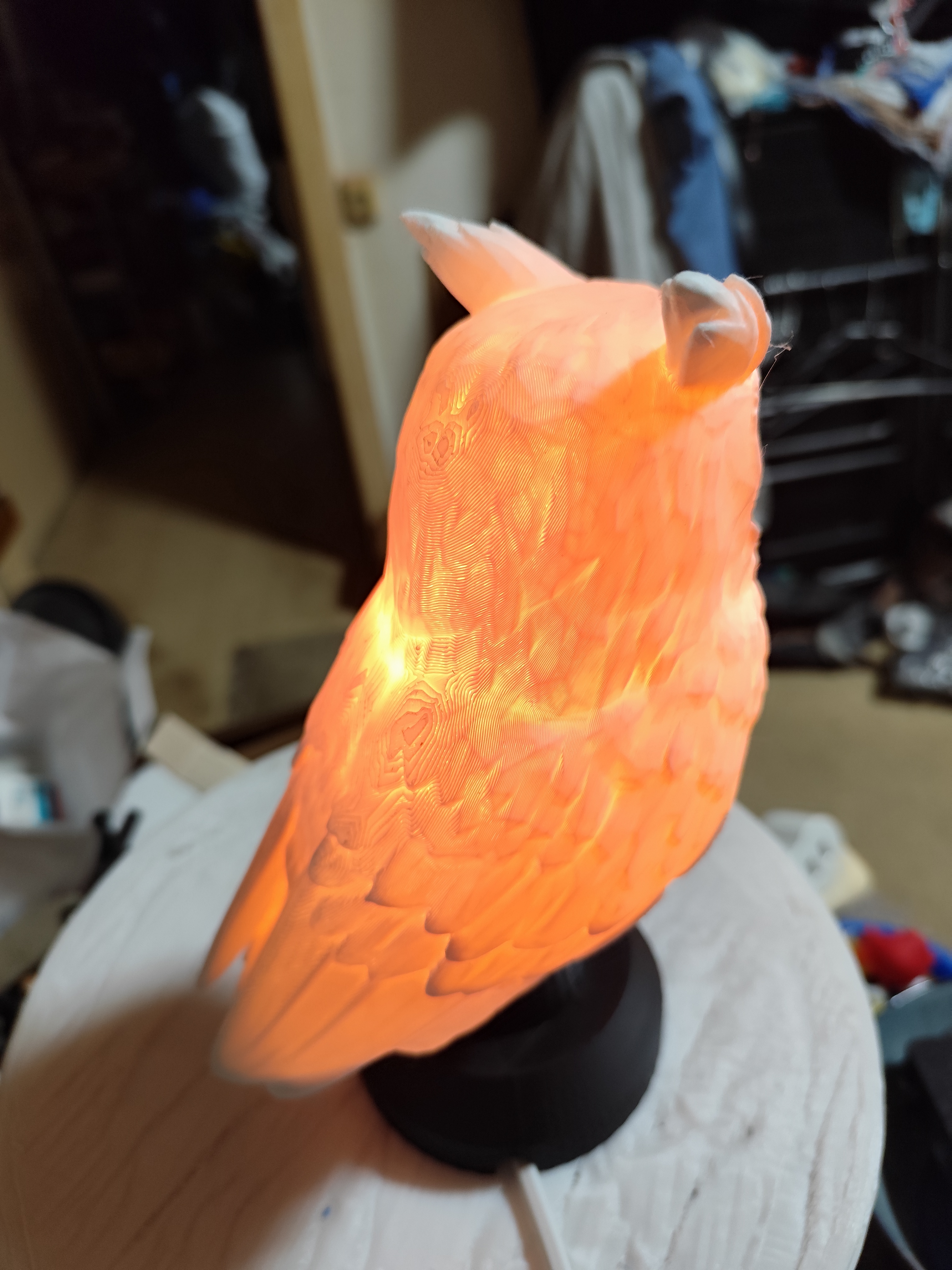 nice owl bedside lamp — miniatura 8