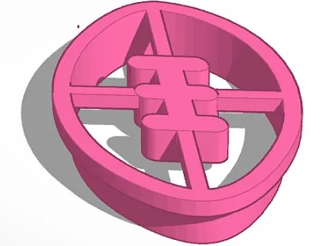 Football cookie cutter
