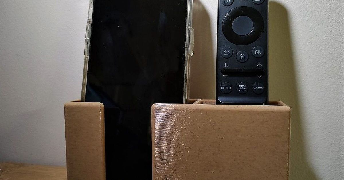 Remote control + handphone stand by Qrd Download free STL model