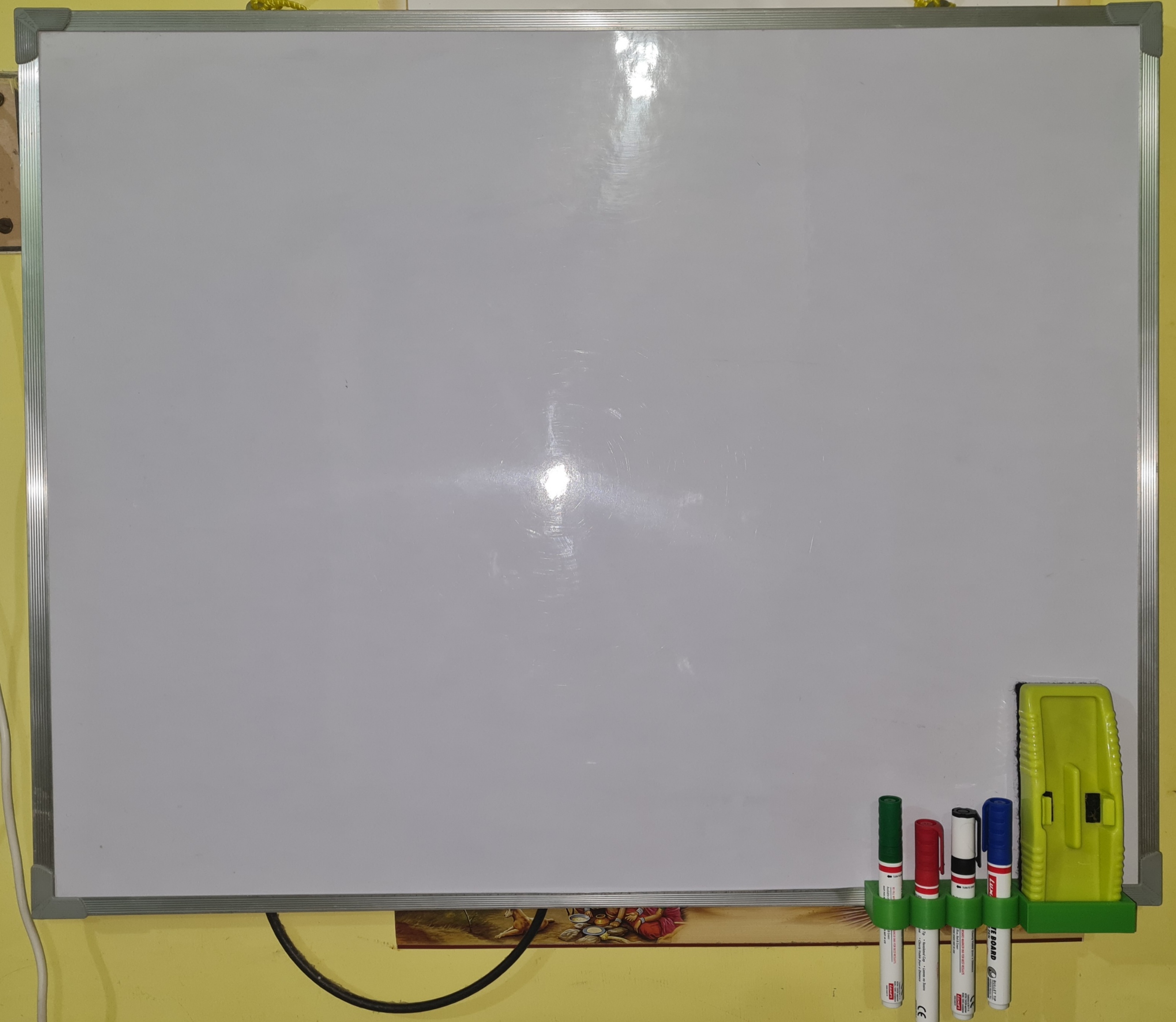 Marker and duster holder for white board by Ritzy3DPrinting Download