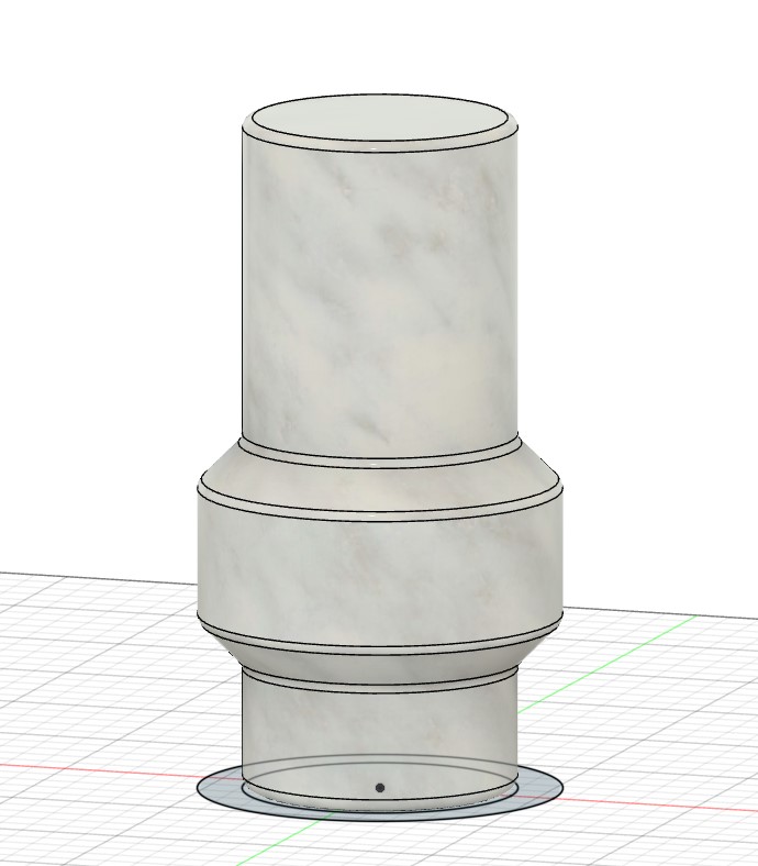 Simple Vase 1 of set of 3