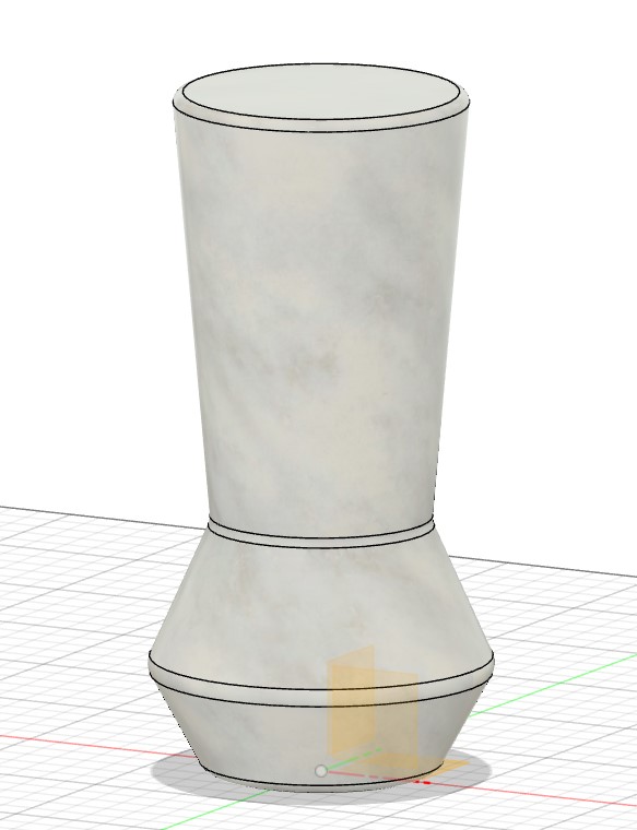 Simple Vase 2 of set of 3