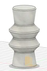 Simple Vase 3 of set of 3