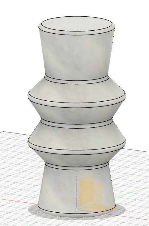 Simple Vase 3 of set of 3