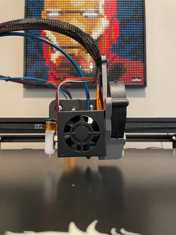 Simple Ender 5 Plus 5015 fan duct