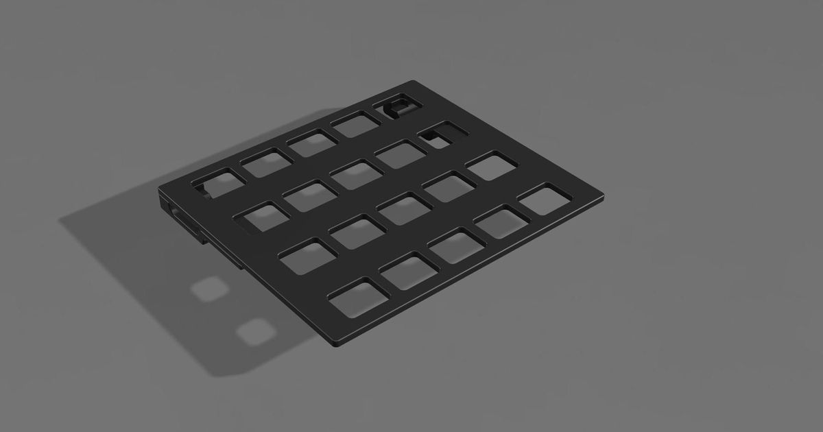 clip on molle panel for vehicle by harv264 Download free STL model