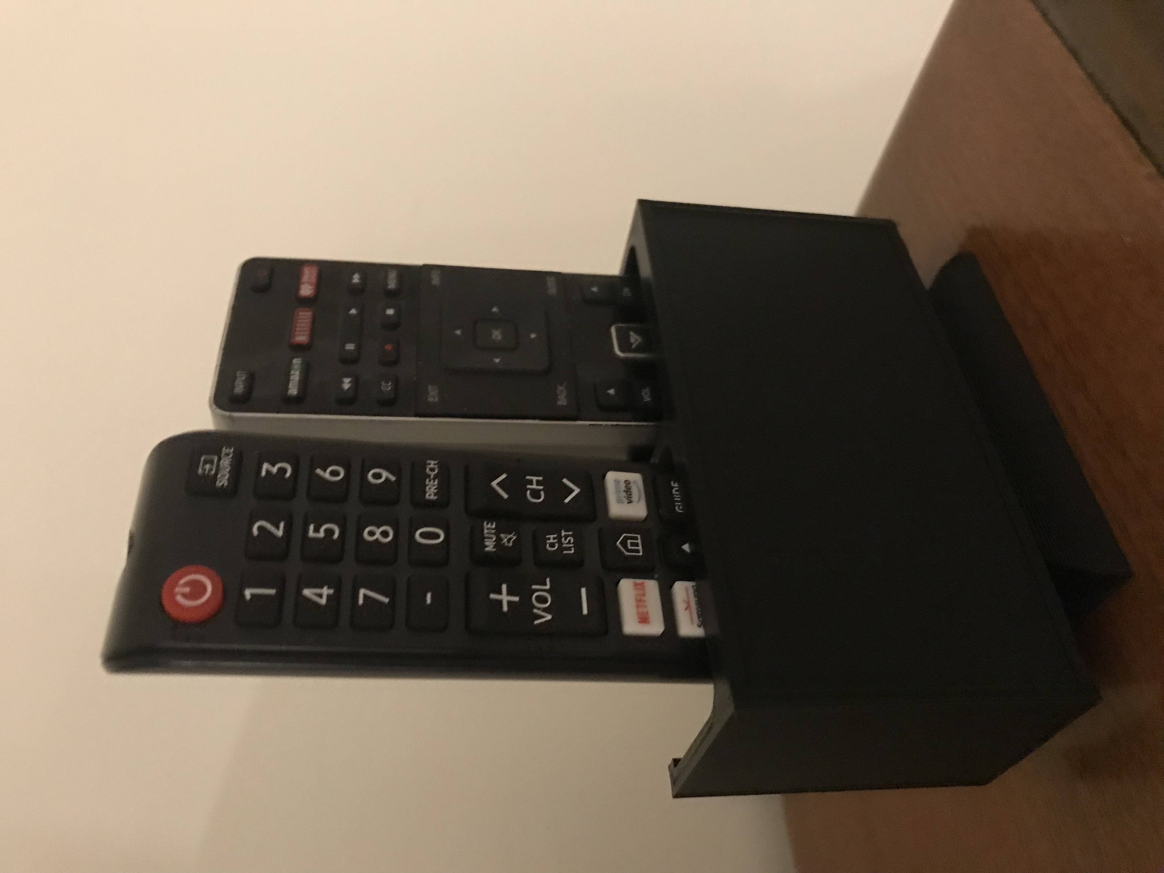 TV holder for remotes (universal)