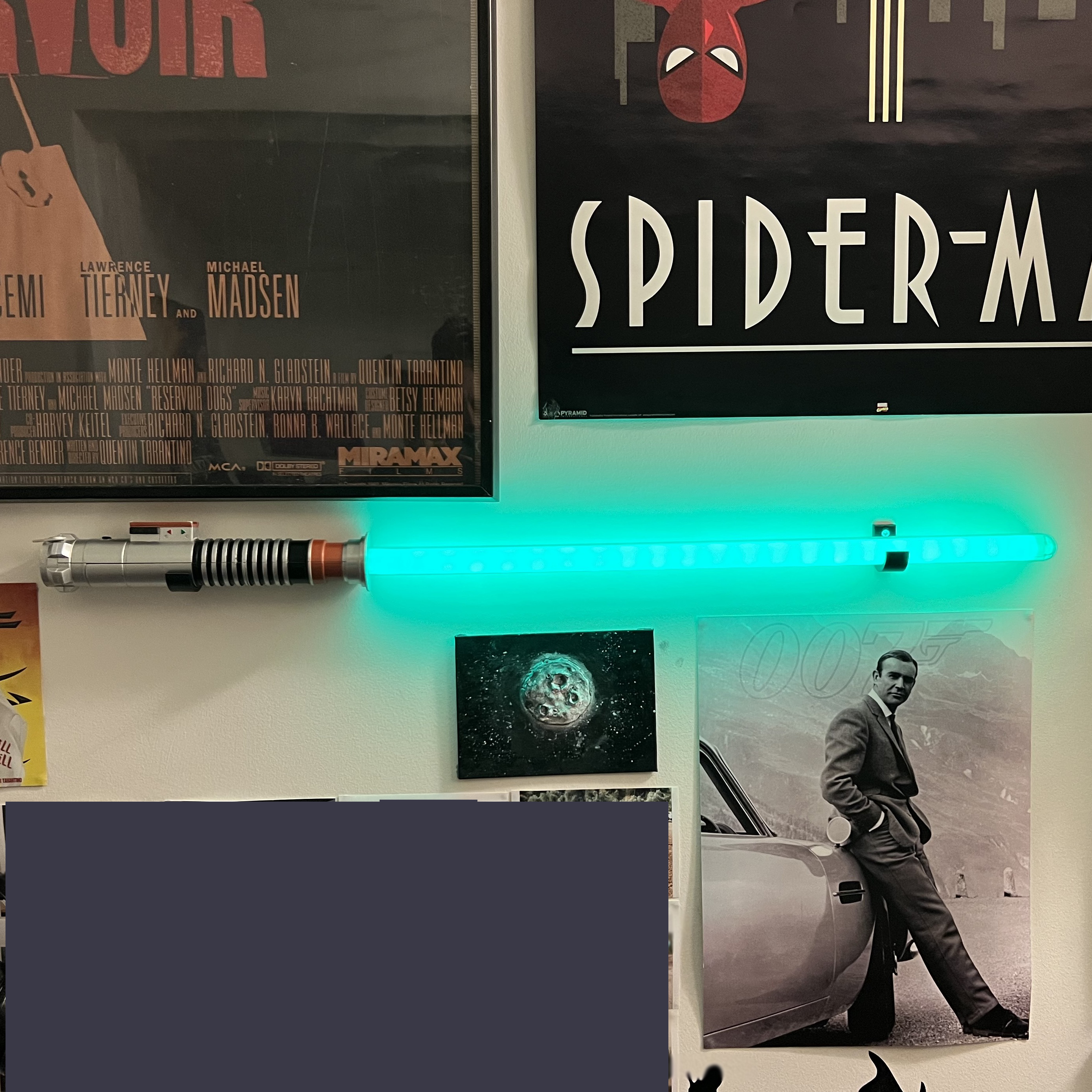 Lightsaber hooks / wall mount