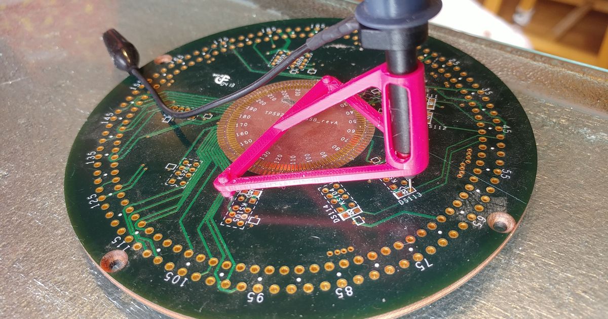 FDM Scope probe holder for lecroy PP00x probes by smellsofbikes