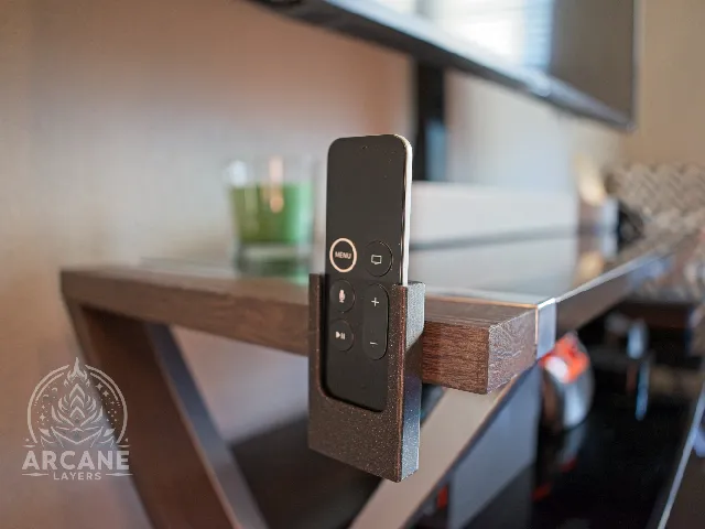 Apple TV 4th Gen Remote Holder for Table or Wall Mount