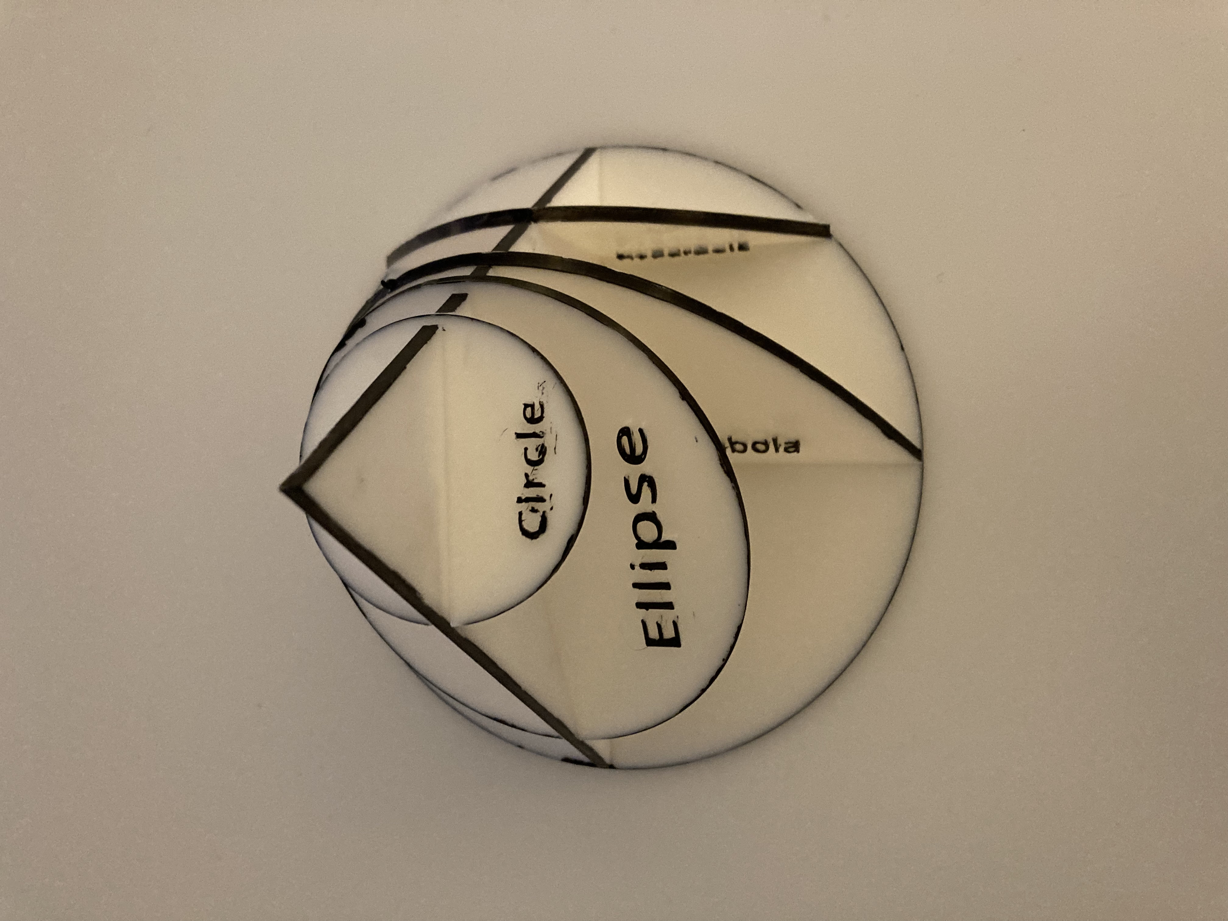Miniatura 2 do modelo 3D Conic Sections Model