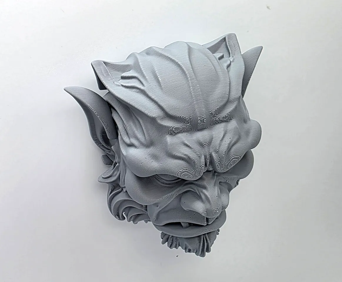 Scowling Gargoyle Face - Wall Mount by Triple G Workshop