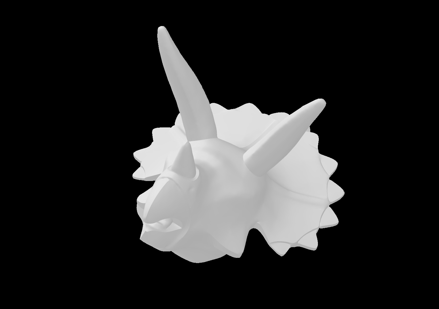 Lego Compatible (98169.dat) Animal Body Part Dinosaur Triceratops Head