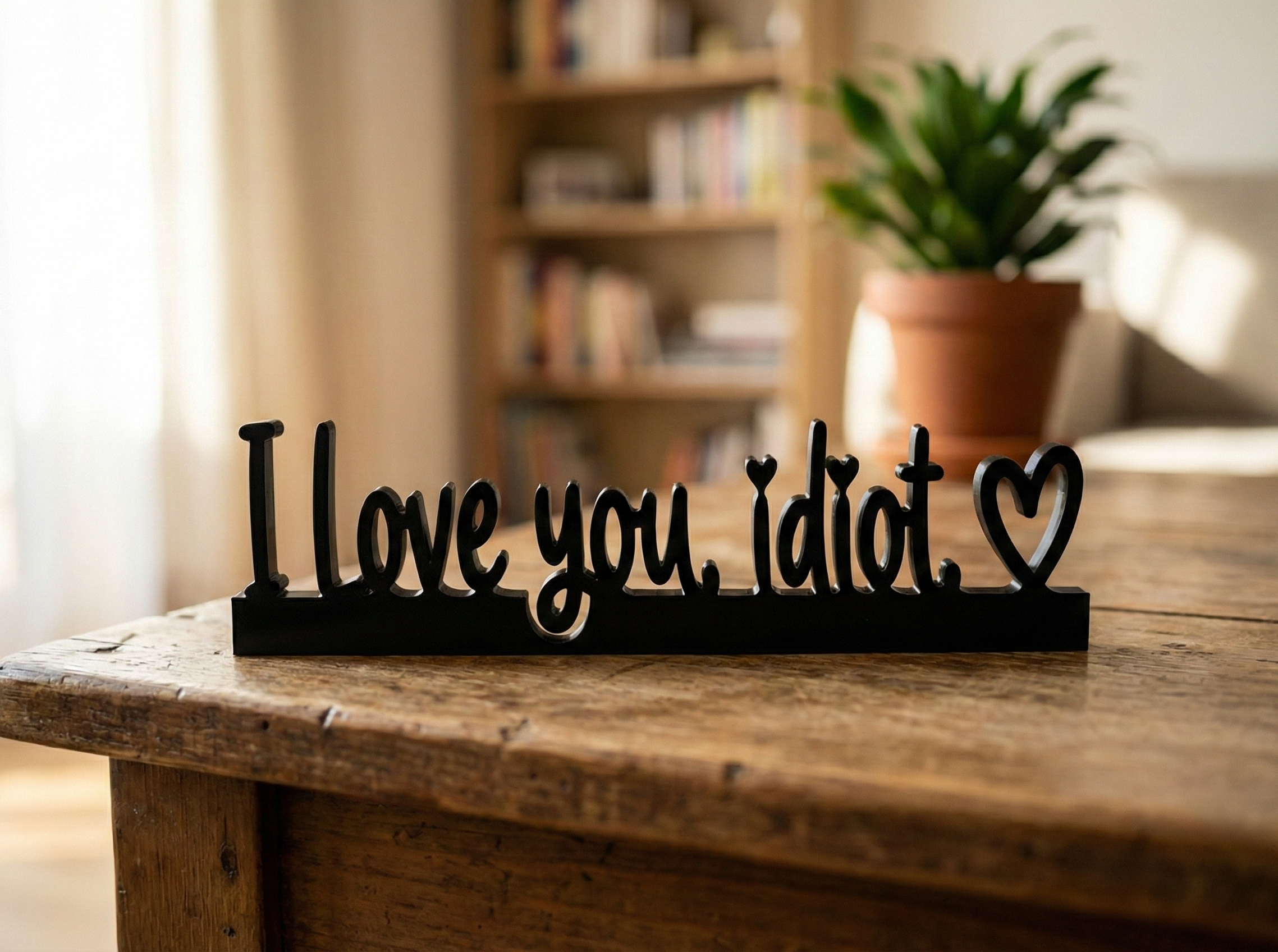 I Love You - Sassy Script Art