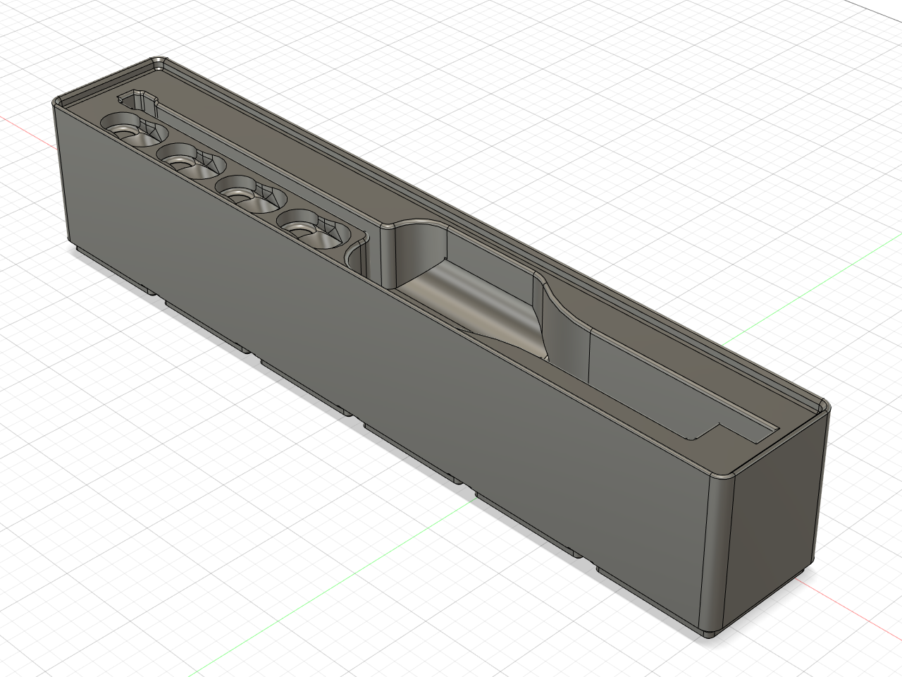 Gridfinity 6 inch caliper 1x6 w/ battery design