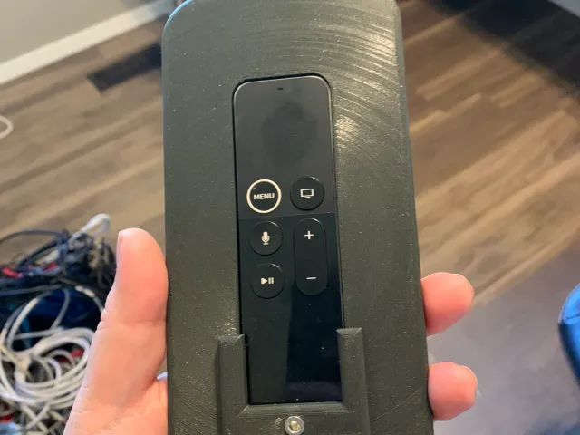 Apple TV remote holder
