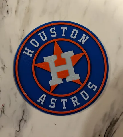 Parametric Houston Astros Logo / Coaster