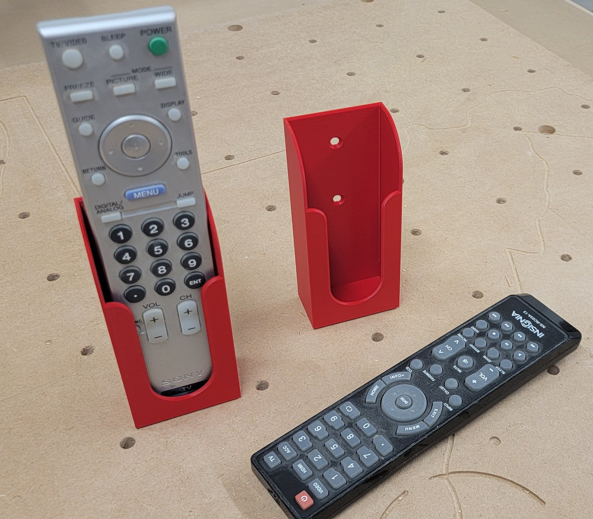 Remote Control Holder by Mikek Download free STL model