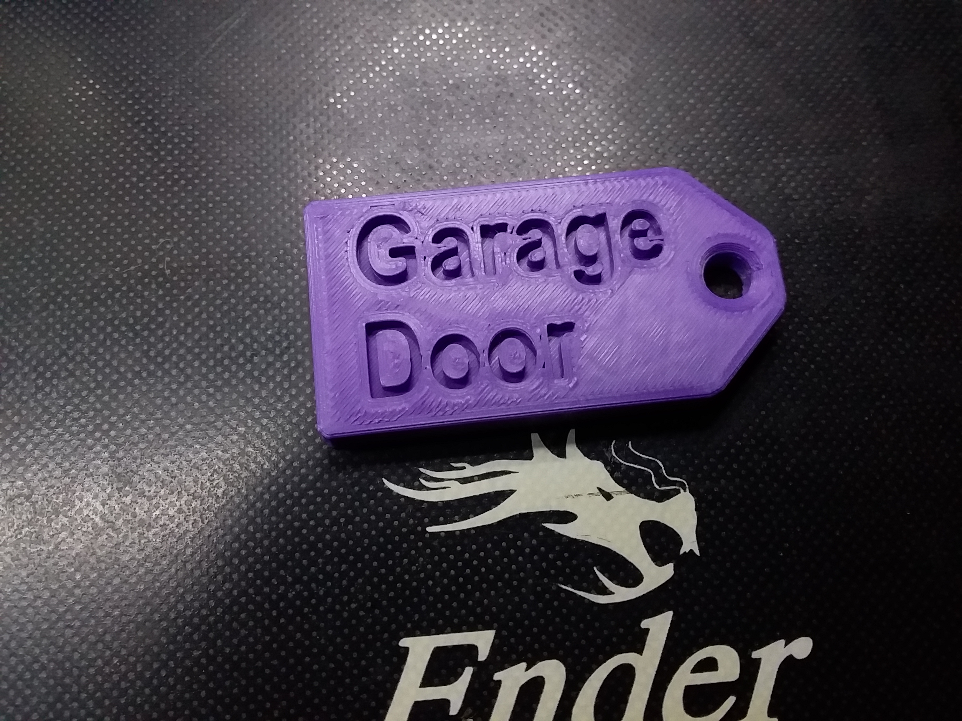 Key Tag Garage Door