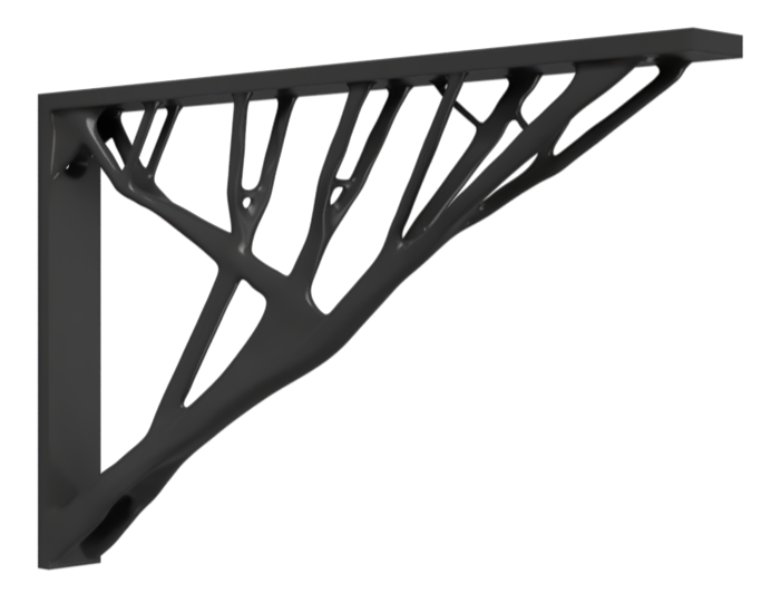 Generative Design Shelf Bracket by PILED Download free STL model