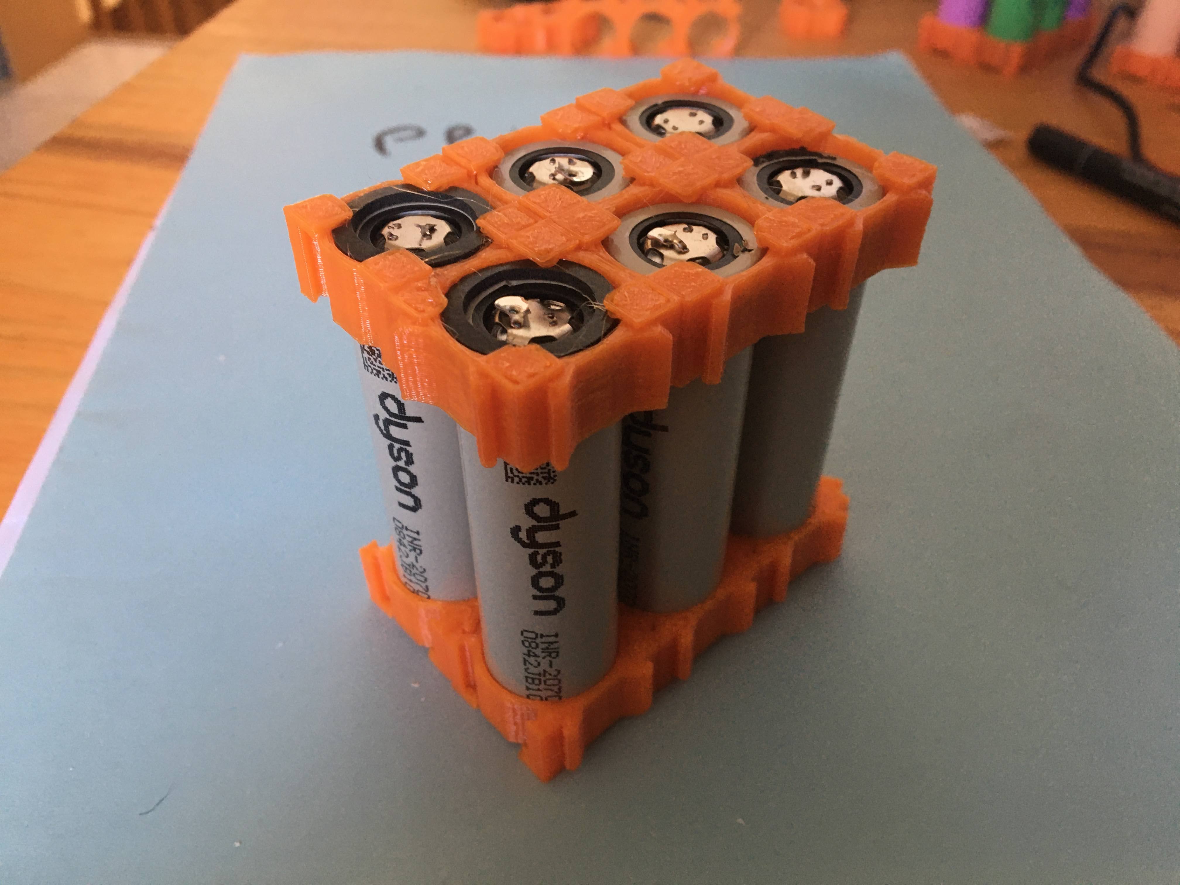 20700 modular Liion cell holder by Gildef Download free STL model