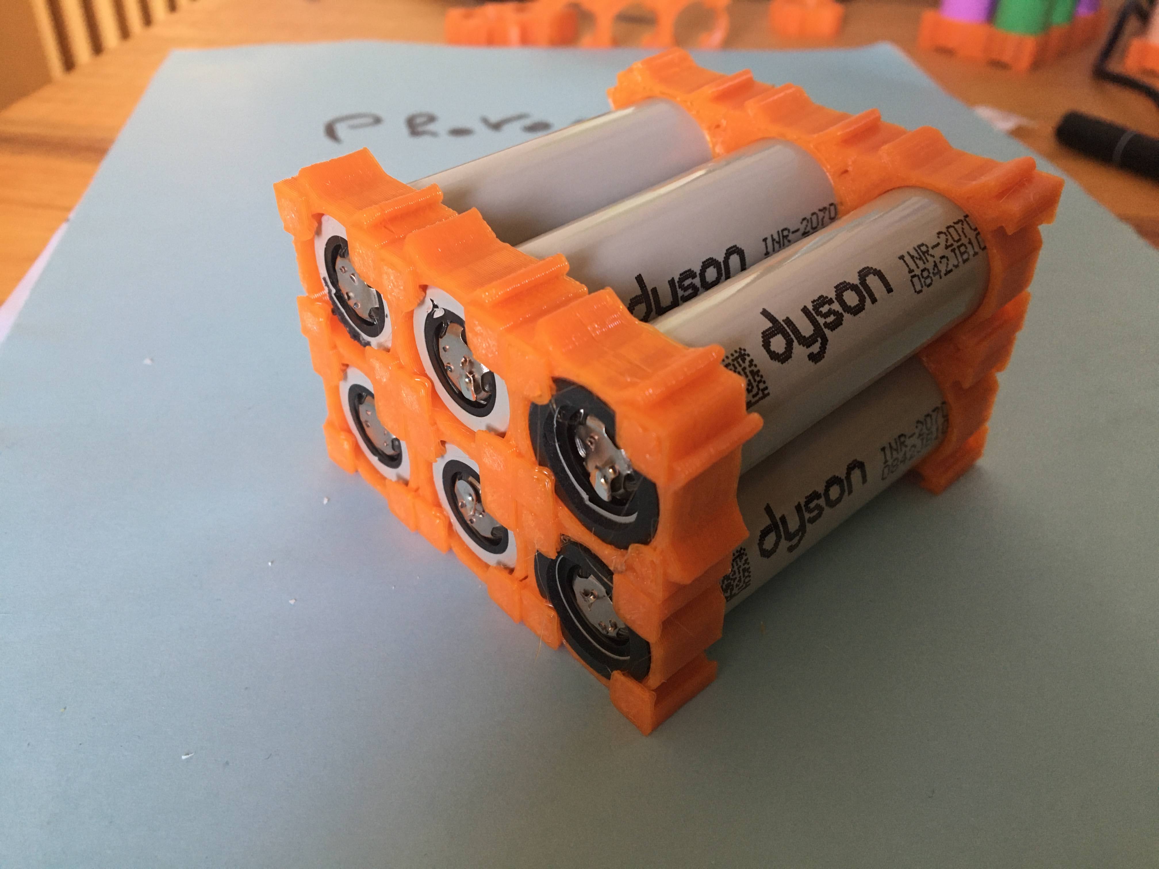 20700 modular Liion cell holder by Gildef Download free STL model