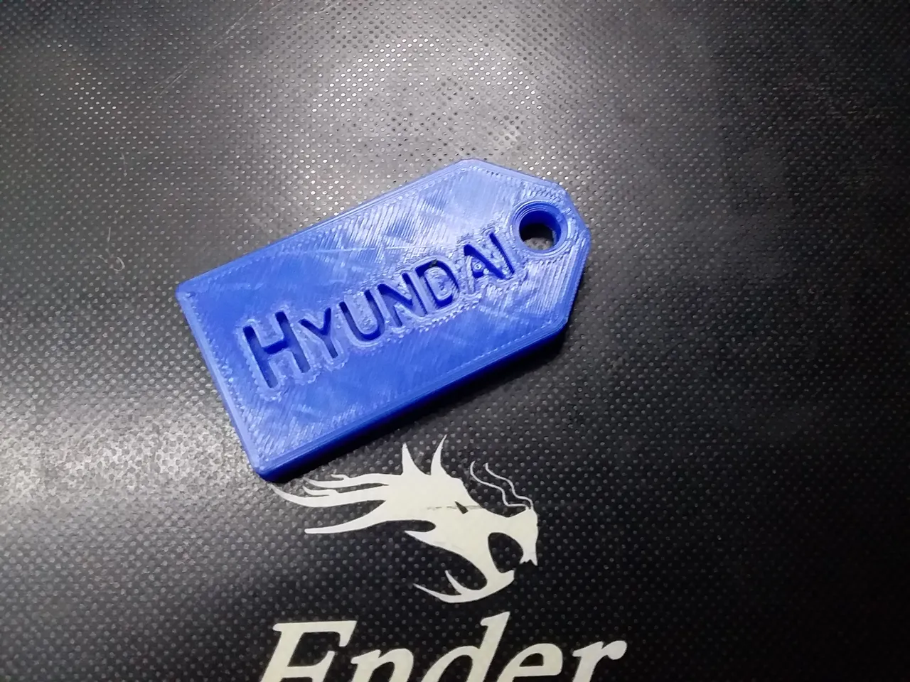 Free STL file Pendant porte clé Hyundai / Hyundai Key ring