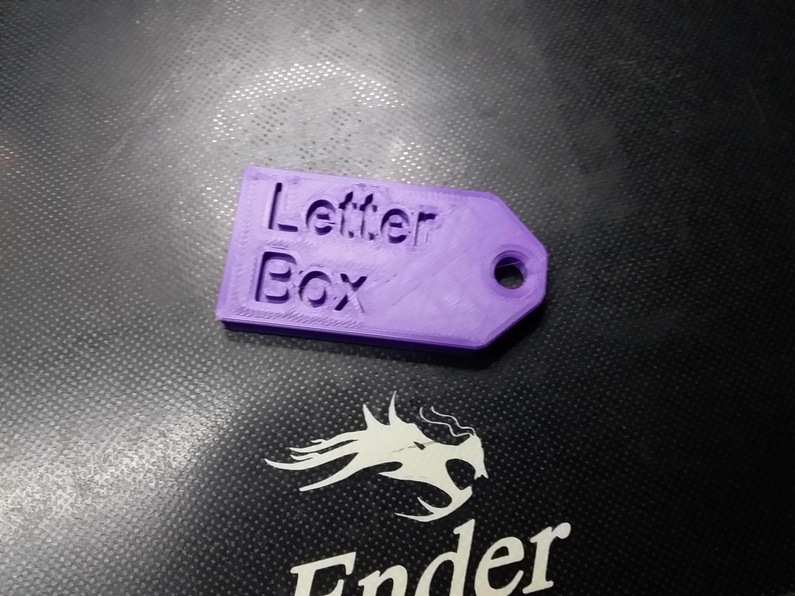 Key Tag Letter Box