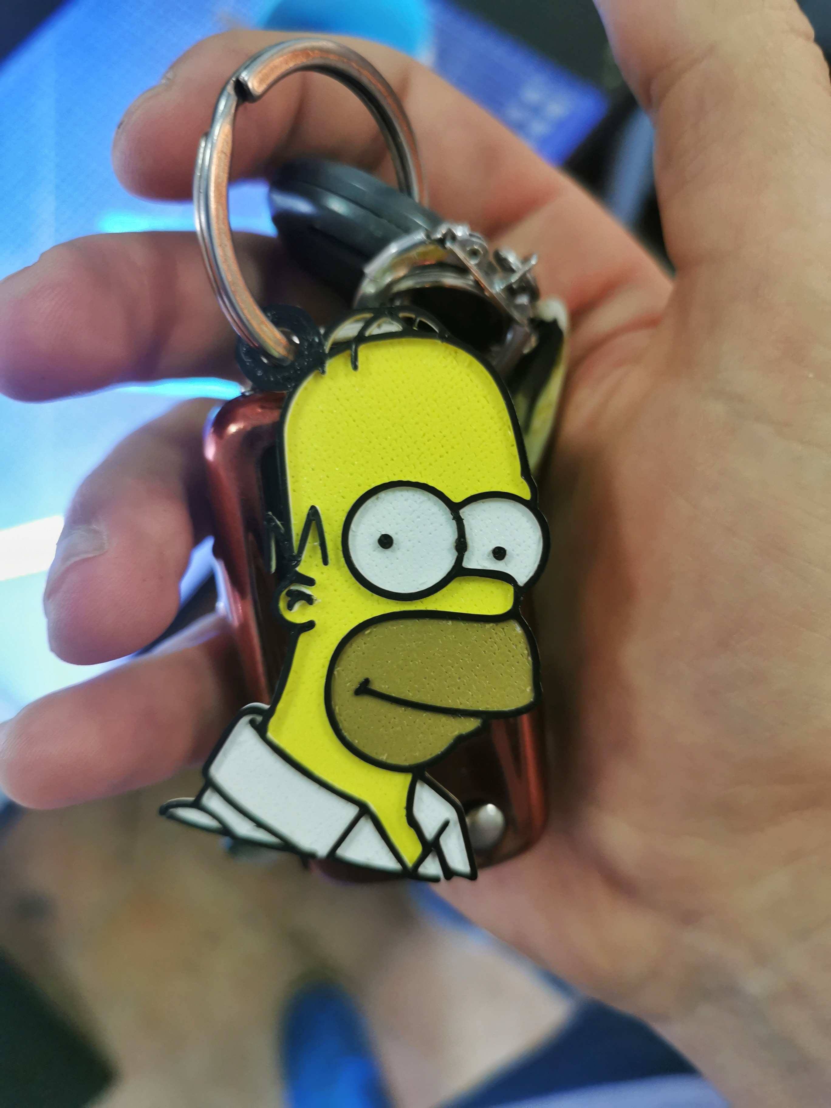 Homer Face Keychain Color - No Need MMU