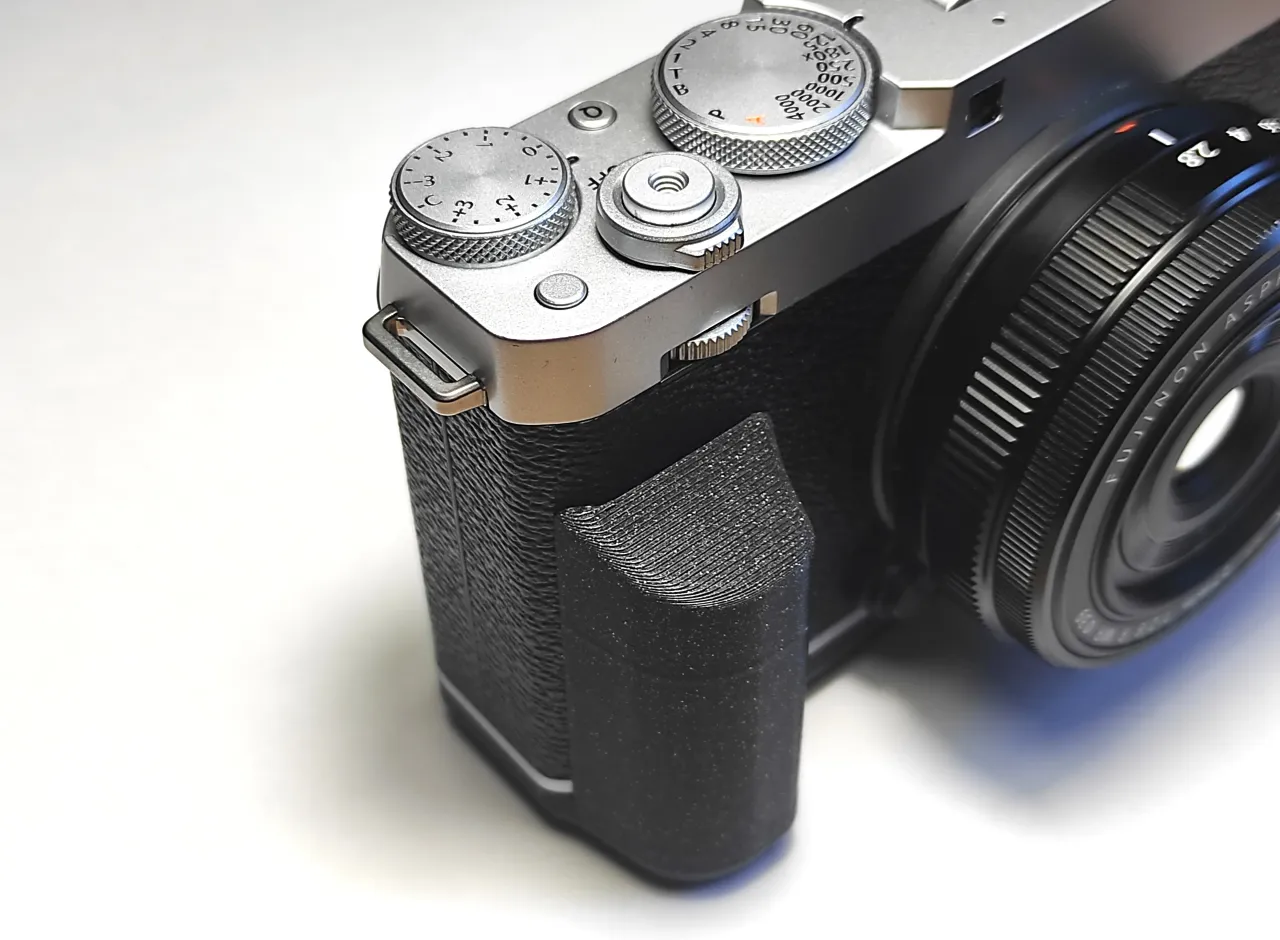 Fujifilm X-E4 Grip by doroteo | Download free STL model