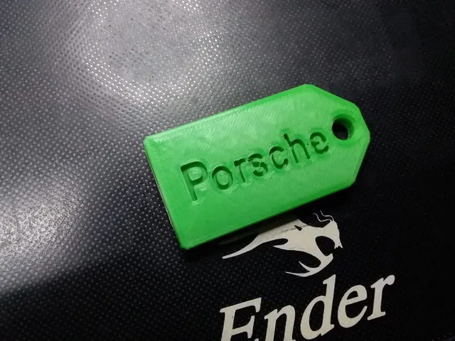 Key Tag Porsche