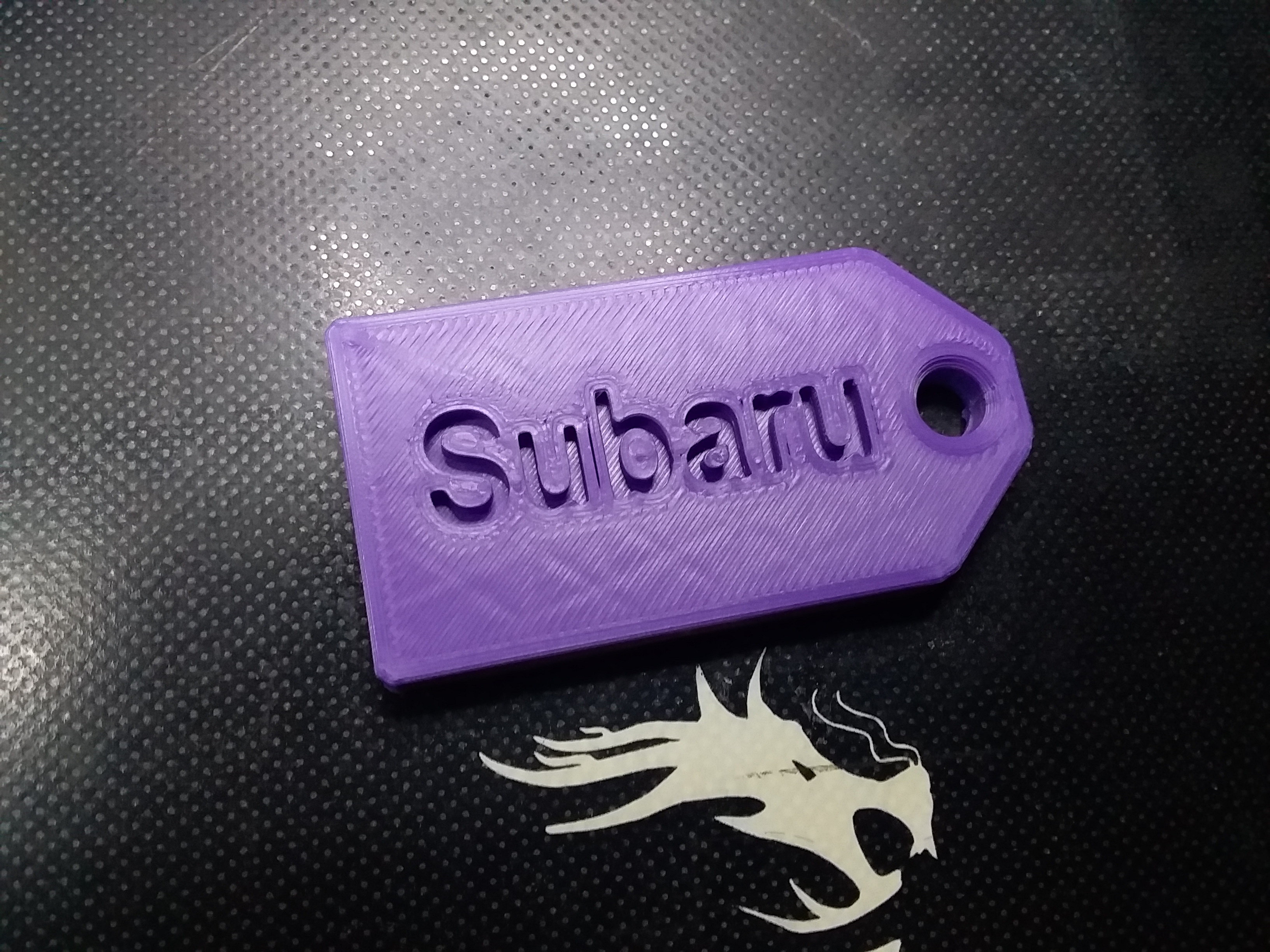 Key Tag Subaru