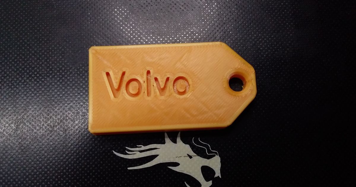Key Tag Volvo by Mark Download free STL model