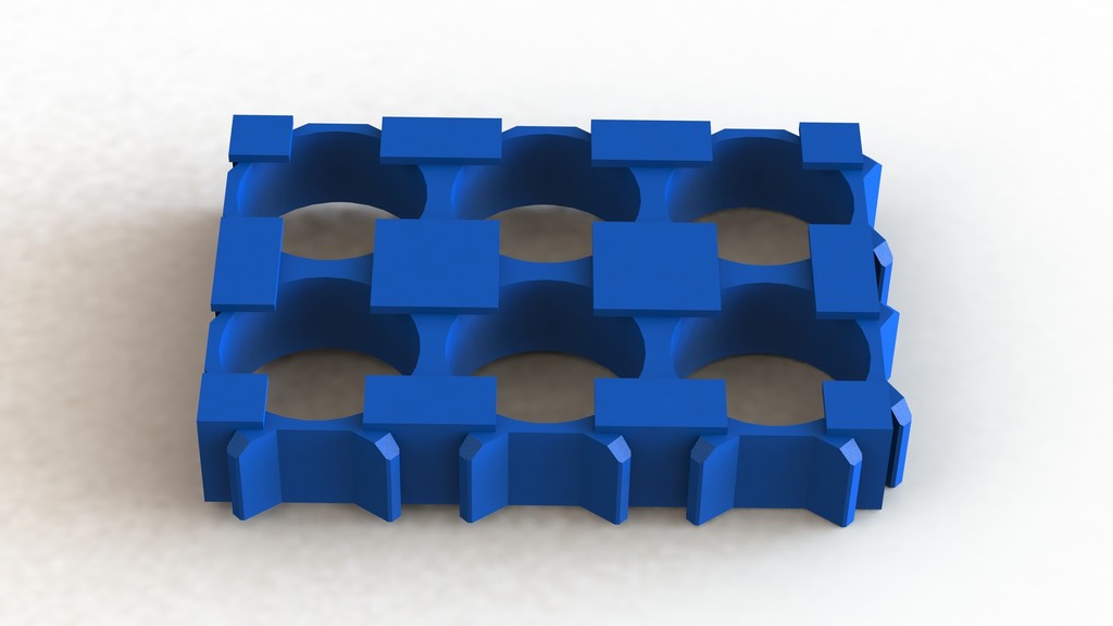 18650 2x3 3S2P Li-ion battery holder
