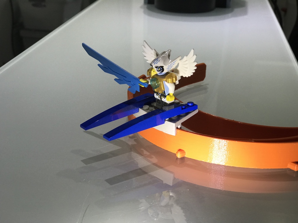 Miniatura 3 do modelo 3D LEGOCompatible Prusa Faceshield Adapter