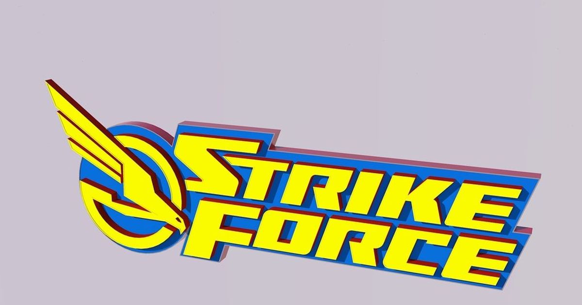 MARVEL Strike Force Logo by Frikarte3D | Download free STL model ...