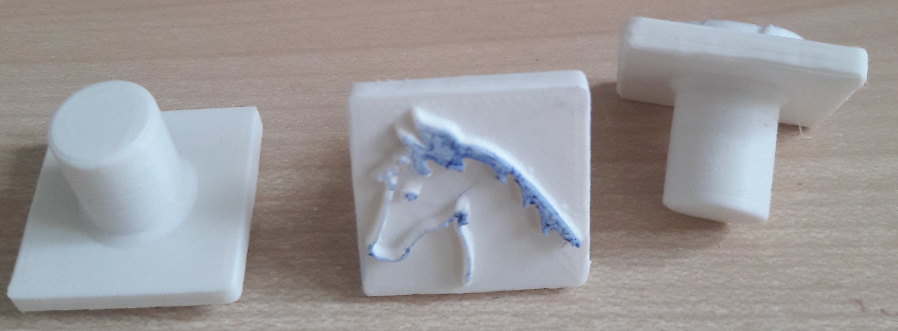 simple stamp with animal motive - horse - to reward the little once