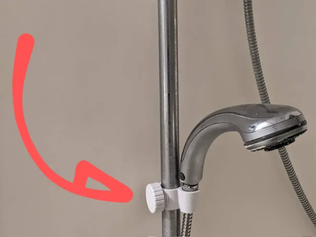 Shower Wand Holder - 28mm bar