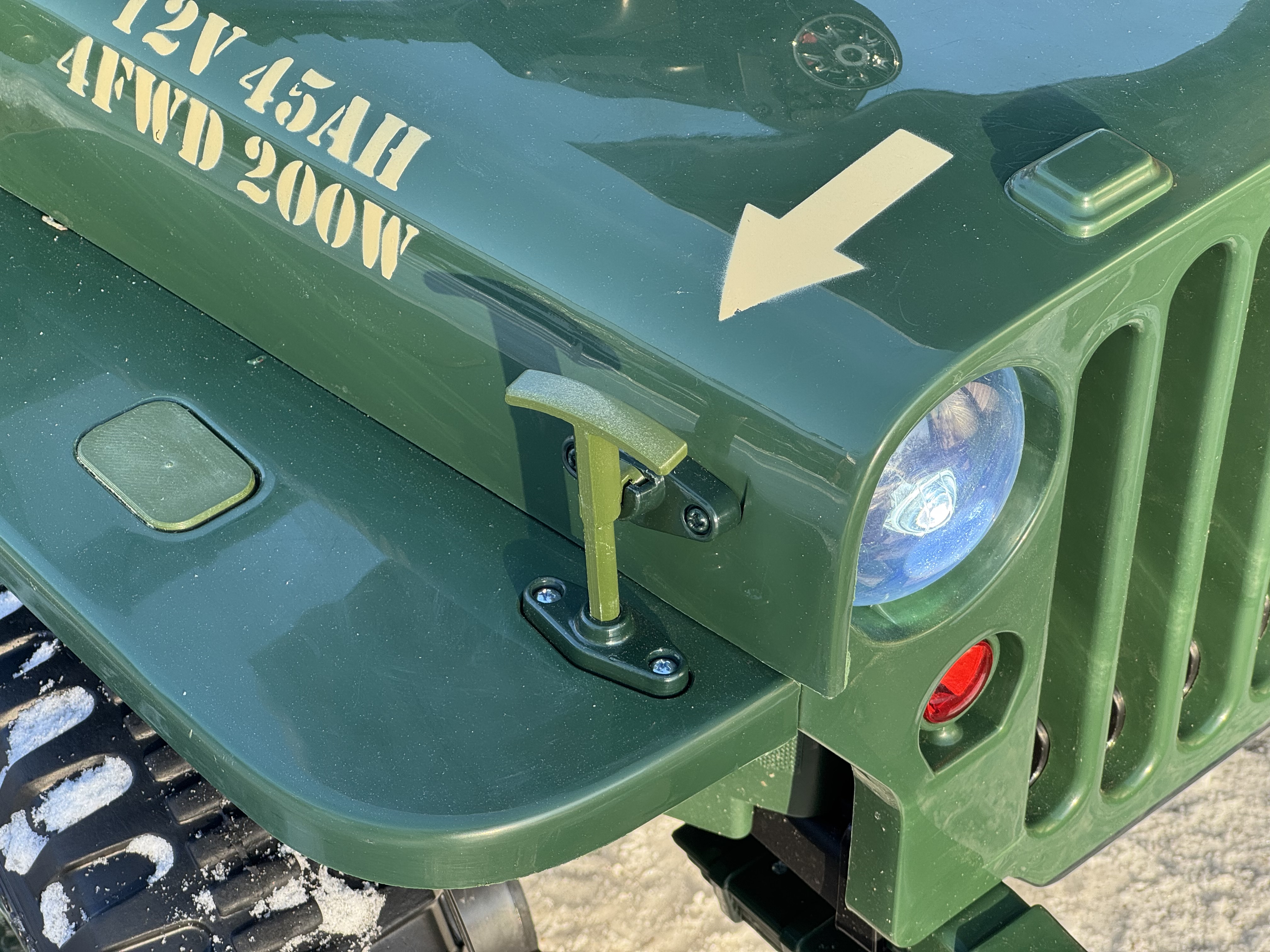 Willis Jeep Bonnet Holder