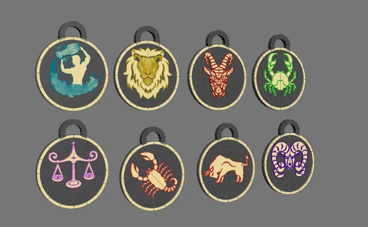 Horoscope Animals by David Kisel | Download free STL model | Printables.com