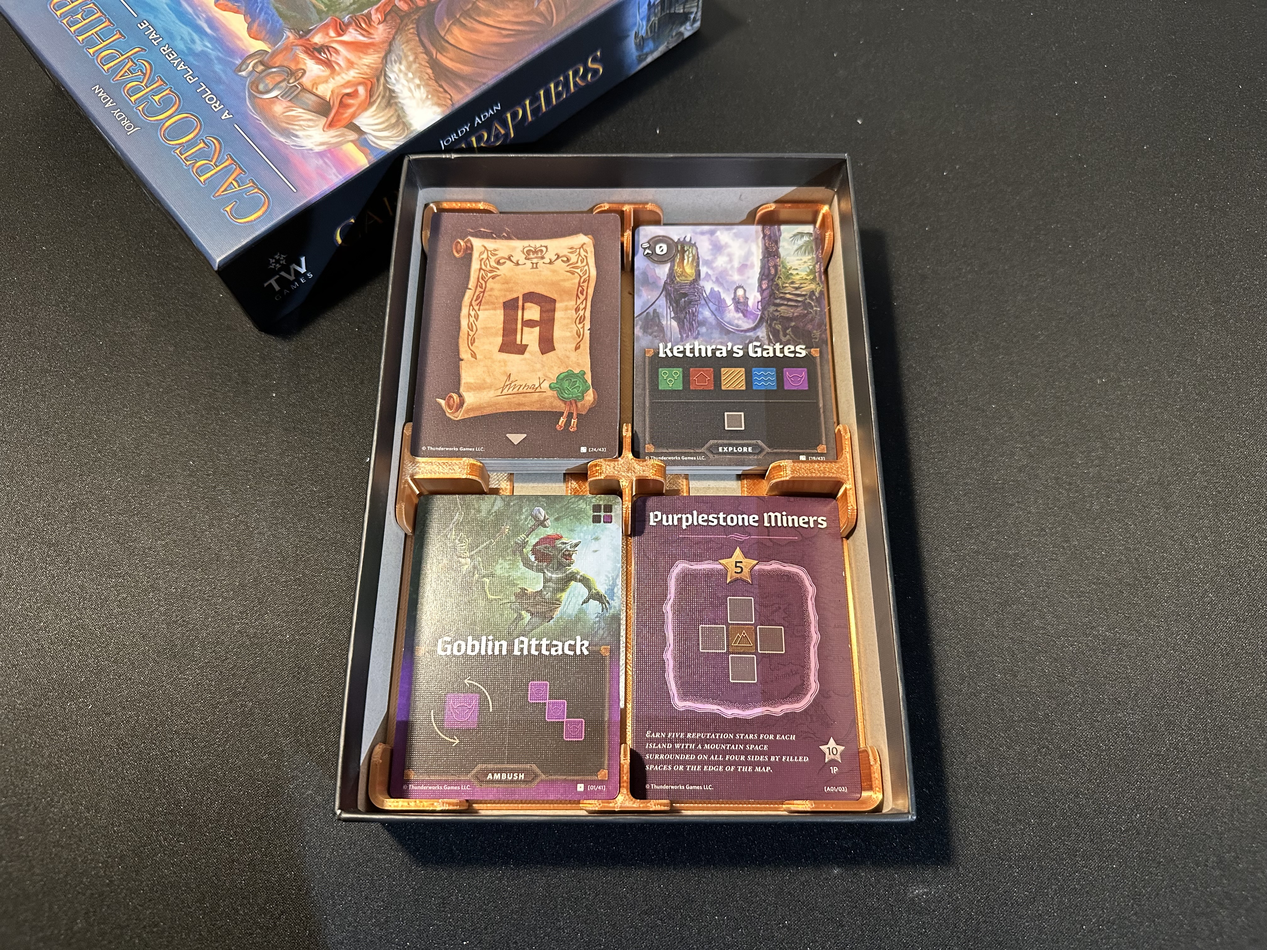 Cartographers + Heroes + Expansions Box Insert