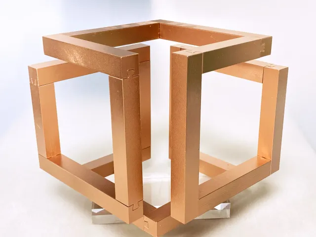 impossible cube (without supports)